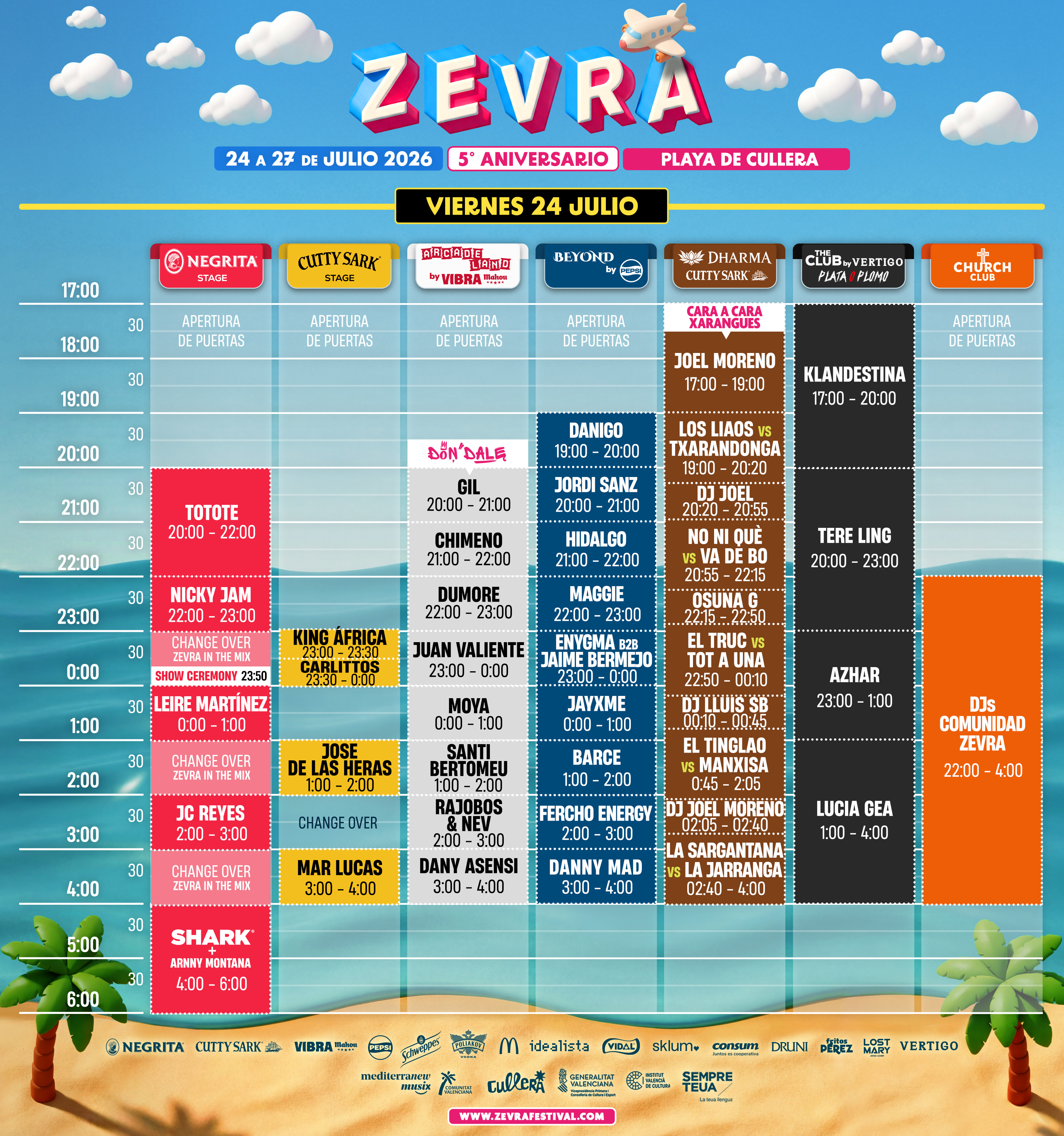 Horario Viernes